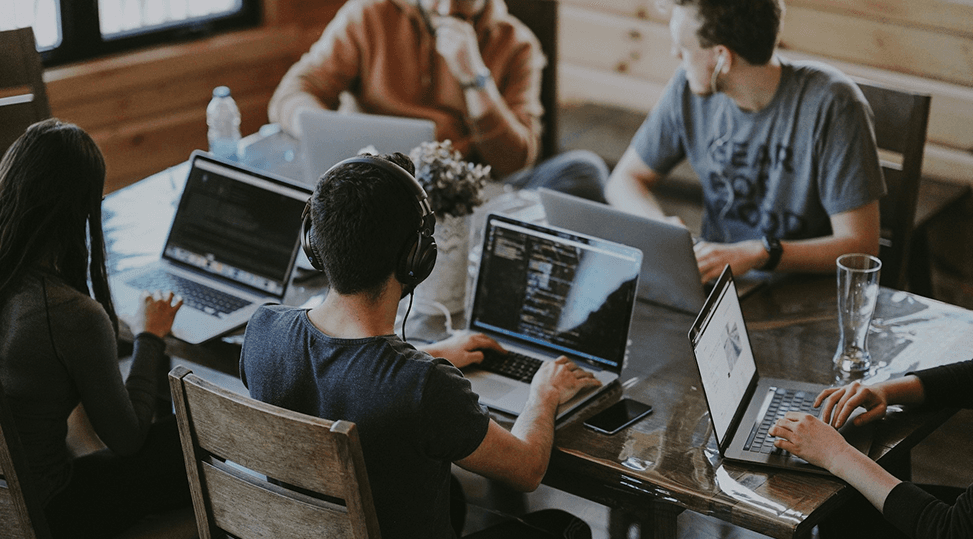 Hex Innovations is a global software development Team Meeting